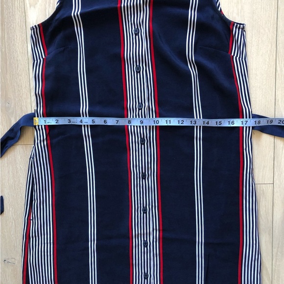 Tommy Hilfiger Sleeveless Button Up Dress in Navy Size S - Picture 10 of 14